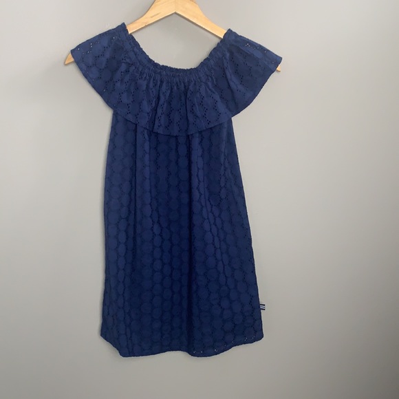 Nautica Navy Blue Eyelet Dress - Picture 2 of 5